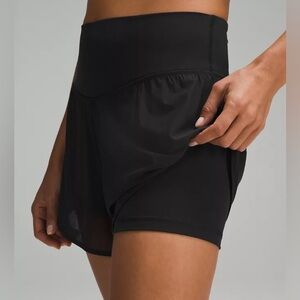 Nulu and Mesh High-Rise Yoga Short